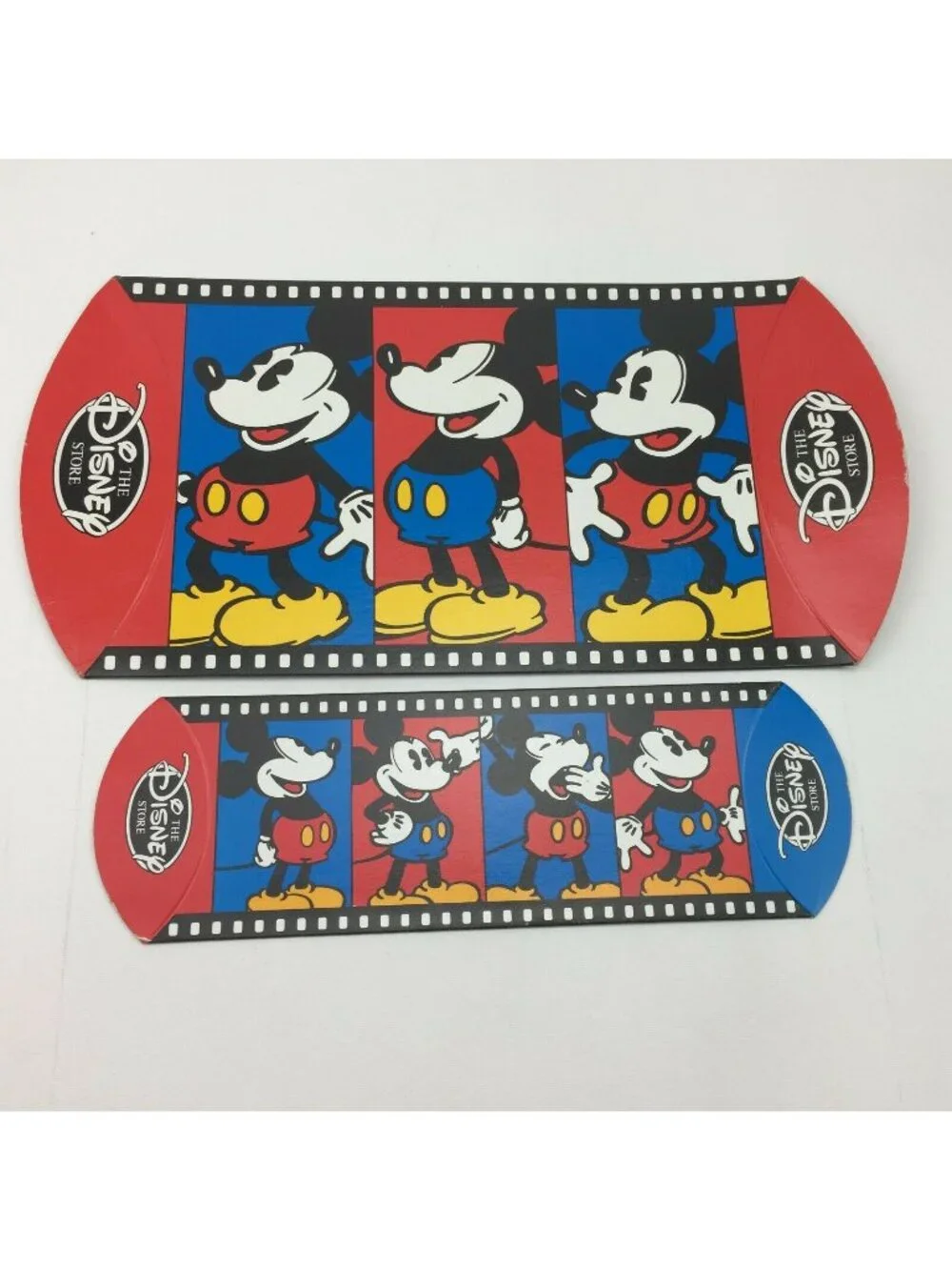 Vintage Disney Store Mickey Mouse Pillow Gift Boxes Set of 2